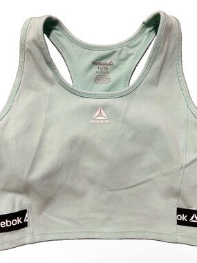 Girl’s Reebok Mint Green Sports Bra Size XL (14/16)